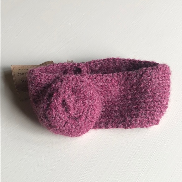 Knits By Mia | Purple Knit Headband Ear Warmer | S - Picture 1 of 8